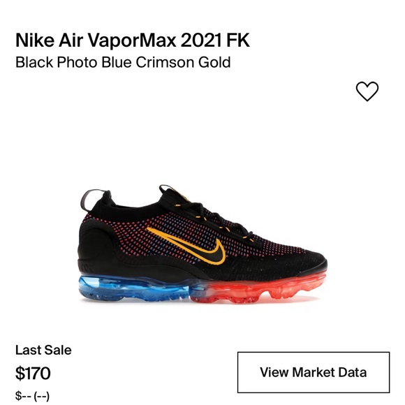 Nike Air VaporMax 2021 FK Shoes women’s size 8/6.5Y - Picture 4 of 4